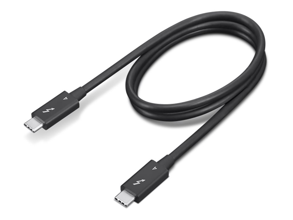 Lenovo - Thunderbolt-Kabel - USB-C (M) zu USB-C (M) - Thunderbolt 4 - 70 cm - 8K60Hz Unterstützung, 4K60Hz-Unterstützung - Schwarz